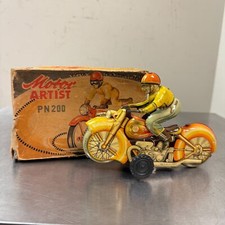 Antigo NIEDERMEIER PN-200 Motor Artista Motocicleta Brinquedo de Lata com Caixa Motocicleta ALEMANHA comprar usado  Enviando para Brazil
