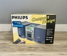 Philips MC118 CD Micro System CD Player Design Compacto Vintage Novo Raro comprar usado Philips MC118 CD Micro System CD Player Design Compacto Vintage Novo Raro comprar usado  Enviando para Brazil