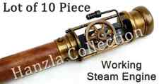 Lote de 10 peças vintage modelo de motor a vapor de madeira bengala comprar usado Lote de 10 peças vintage modelo de motor a vapor de madeira bengala comprar usado  Enviando para Brazil
