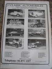 Classic automobiles london for sale  BRISTOL