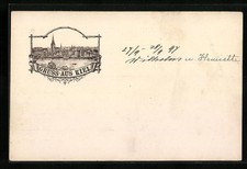 Lithographie kiel panorama gebraucht kaufen  Berlin