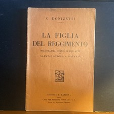 Libretto opera 1934 usato  Taranto