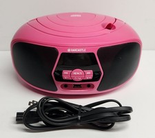 Rádio FM Oakcastle PINK BX200 Boombox Bluetooth CD Player TESTADO Frete Grátis comprar usado  Enviando para Brazil