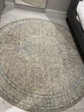 Distressed round rug for sale  BOLTON