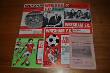 Wrexham football programmes for sale  CHICHESTER