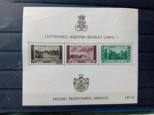 Romania 1939 block usato  Pontremoli