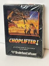 Jogo de software vintage Apple II CHOPLIFTER Broderbund NOS lacrado comprar usado Jogo de software vintage Apple II CHOPLIFTER Broderbund NOS lacrado comprar usado  Enviando para Brazil