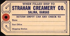 Vintage cream tag for sale  Clinton