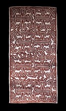 Tapa océanien, casca pintada, arte pacífica, arte oceânica, tribal, Océanie, 124 cm comprar usado  Enviando para Brazil