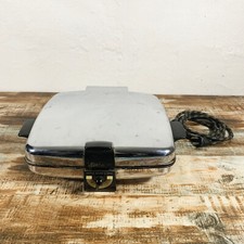 Vintage Sunbeam Waffle Baker & Grill Cromado Modelo CG-1 - Testado e Funcionando comprar usado  Enviando para Brazil