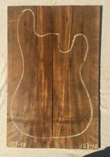 Conjunto de bookmatch de nogueira inglesa guitarra material Luthier 0,29 x 14,5 x 23" 103-10 comprar usado  Enviando para Brazil