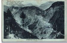 Cartolina f.p stradale usato  Castione Andevenno
