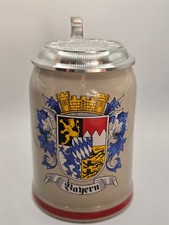Bayern bierkrug zinndeckel gebraucht kaufen  München