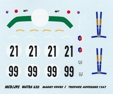 Decals matra 630 d'occasion  Avallon