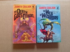 The Web of Wizardry & The Death God’s Citadel - Juanita Coulson, Del Rey, 1980s comprar usado  Enviando para Brazil