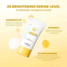 YOU protetor solar clareador 2% niacinamida | líquido 30ml | protetor solar facial, usado comprar usado  Enviando para Brazil