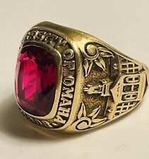 mens gold ruby ring for sale  Lorton