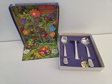 Conjunto de Talheres Anões WMF Alemanha Aço Inoxidável Babybesteck Engraçado Wichtel Infantil , usado comprar usado  Enviando para Brazil