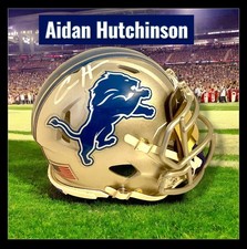 MINICAPACETE DETROIT LIONS AUTOGRAFADO ASSINADO POR AIDAN HUTCHINSON com certificado de autenticidade, usado comprar usado MINICAPACETE DETROIT LIONS AUTOGRAFADO ASSINADO POR AIDAN HUTCHINSON com certificado de autenticidade, usado comprar usado  Enviando para Brazil