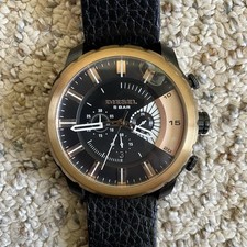 Relógio masculino Diesel Stronghold cronógrafo preto ouro rosa DZ4390 comprar usado  Enviando para Brazil