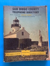 1957 San Diego COUNTY Lista Telefônica Diretório Coronado, El Cajon, La Jolla+ comprar usado  Enviando para Brazil