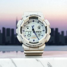 Relógio Casio G-Shock Protection Is GA100A-7A-Branco 5081 comprar usado  Enviando para Brazil