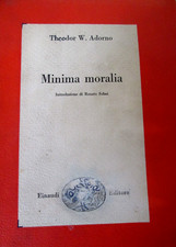 Adorno theodor minima usato  Roma