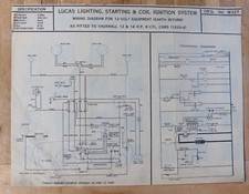 Original lucas vauxhall for sale  WARRINGTON