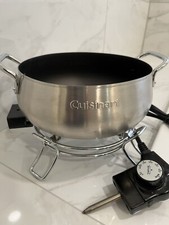 Máquina de Fondue Eléctrica Cuisinart Olla y Enchufe/Cable Inoxidable Funciona Sin Accesorios segunda mano  Embacar hacia Mexico