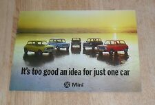 Austin mini brochure for sale  FAREHAM