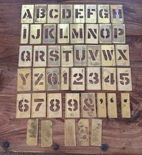 Vintage brass stencil for sale  Cedar Park