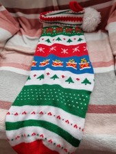 Vintage knitted christmas for sale  NEWCASTLE UPON TYNE