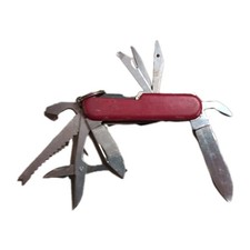 Canivete suíço vintage Wenger Master pescador vermelho! Com abridor de lata de perna de cachorro! comprar usado  Enviando para Brazil