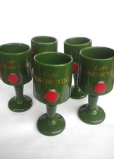 Verres pied tasses d'occasion  Orange