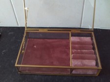 Vintage glass brass for sale  GATESHEAD