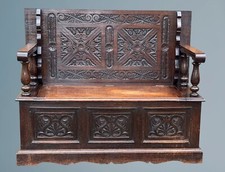 Antique carved oak for sale  CONSETT