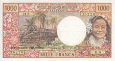 1000 francs tahitienne d'occasion  France