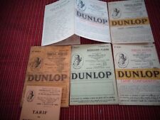Dunlop tyre tariff d'occasion  Expédié en Belgium