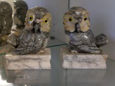 Alabaster owl bookends for sale  Waycross