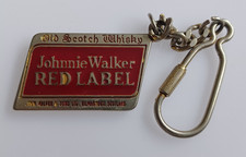 Chaveiro Vintage Johnnie Walker Etiqueta Vermelha Uísque Escocês Publicidade Escócia, usado comprar usado  Enviando para Brazil