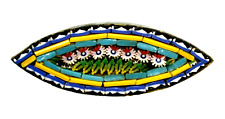 Brosche mikromosaik millefiori gebraucht kaufen  Duisburg