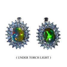 Brincos de prata esterlina 925 ovais opala preta 8x6 mm joias de pedra preciosa de safira comprar usado Brincos de prata esterlina 925 ovais opala preta 8x6 mm joias de pedra preciosa de safira comprar usado  Enviando para Brazil