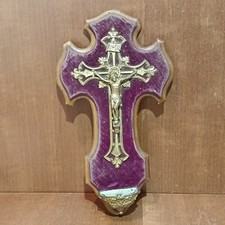 Ancien bénitier crucifix d'occasion Ancien bénitier crucifix d'occasion  Aubin