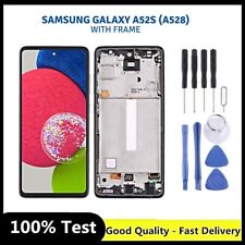 Para Samsung Galaxy A52s 5G SM-A528 tela de substituição - PRETA com QUADRO estoque do Reino Unido, usado comprar usado  Enviando para Brazil