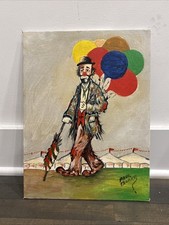 Sad clown painting for sale  Chicago