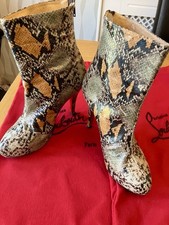 Snake pattern leather for sale  ANDOVER