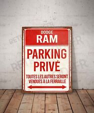 Plaque métal vintage d'occasion  Mer
