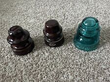Aqua hemingray glass for sale  Midlothian