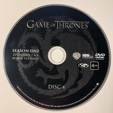 Game Of Thrones Temporada 1 Disco 4 SOMENTE DVD de Substituição R4 Usado comprar usado  Enviando para Brazil