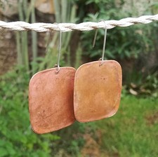 Usado, Brincos pendurados de cobre rústico grande quadrado grande declaração tribal comprar usado  Enviando para Brazil